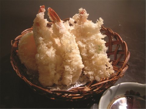 炸虾天妇罗えビ天ぷら日式韩式美食素材图片