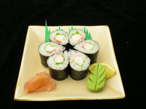 蟹棒细卷日式韩式美食素材图片
