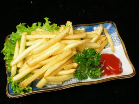 炸薯条 二日式韩式美食素材图片