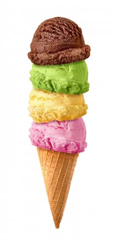 <b>色彩鲜艳的冰淇淋</b>